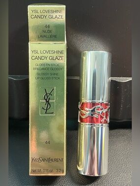 YSL LoveShine Candy Glaze 44 Nude Lavallière - Shiny Pink Lip Gloss Stick